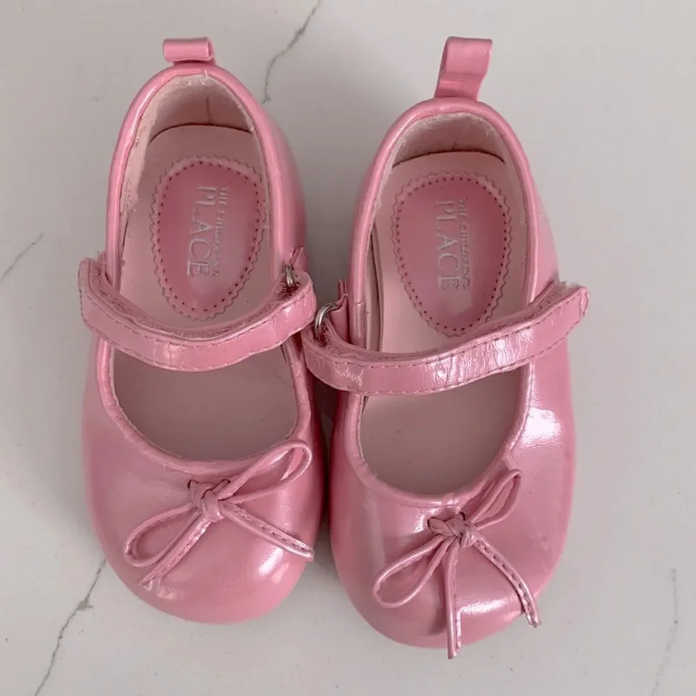 The Children’s Place | Girls Pink MARY JANE Ballet Dress Shoes